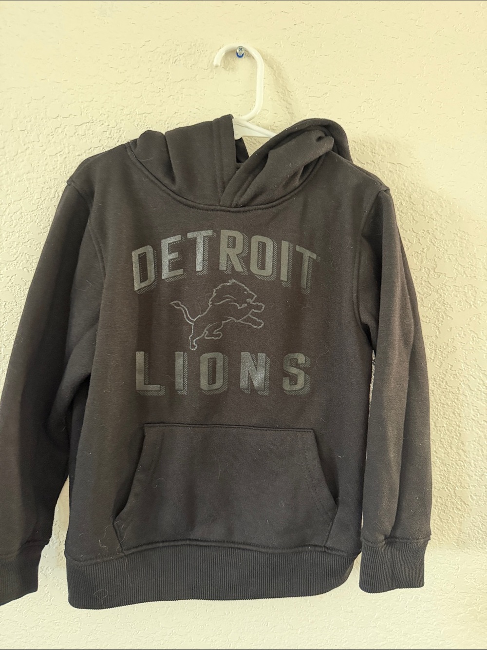 Detroit Lions Kids Black Hoodie Sweatshirt